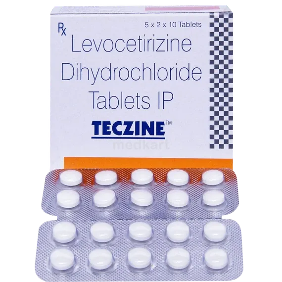 teczine 5mg tablet 10's